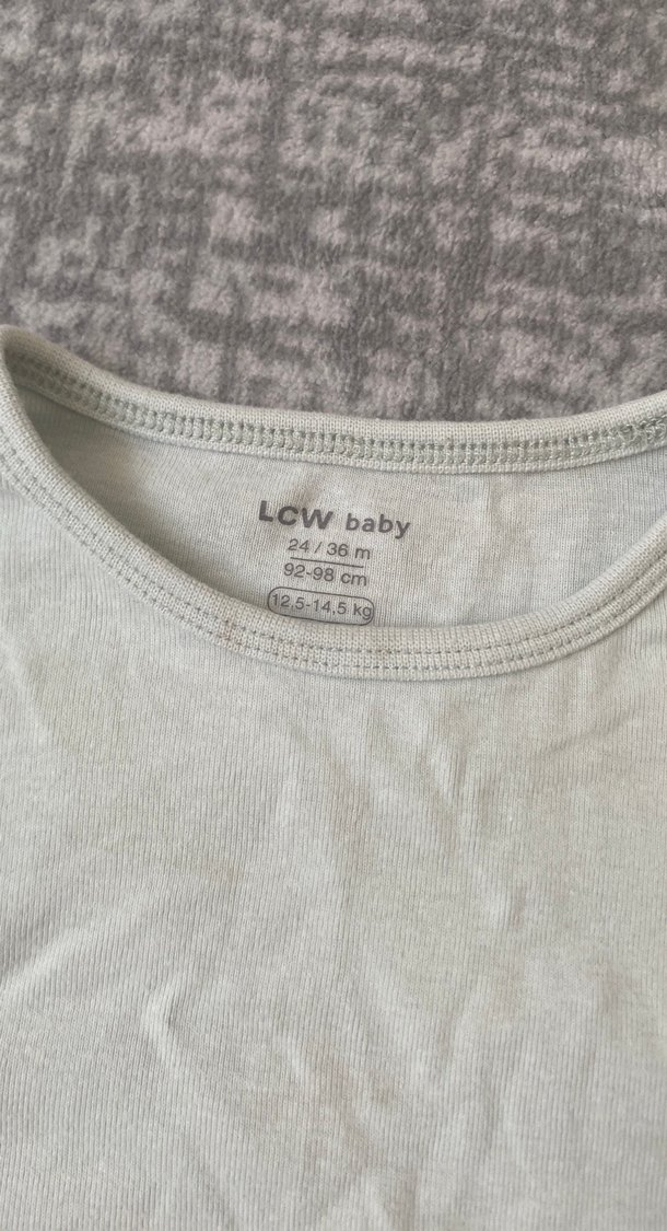 Uzun Kollu Bebek Body Seti, Pastel Tonlar - Görsel 2