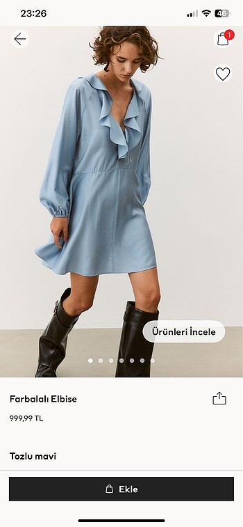 H&M Etiketli yeni H&M elbise