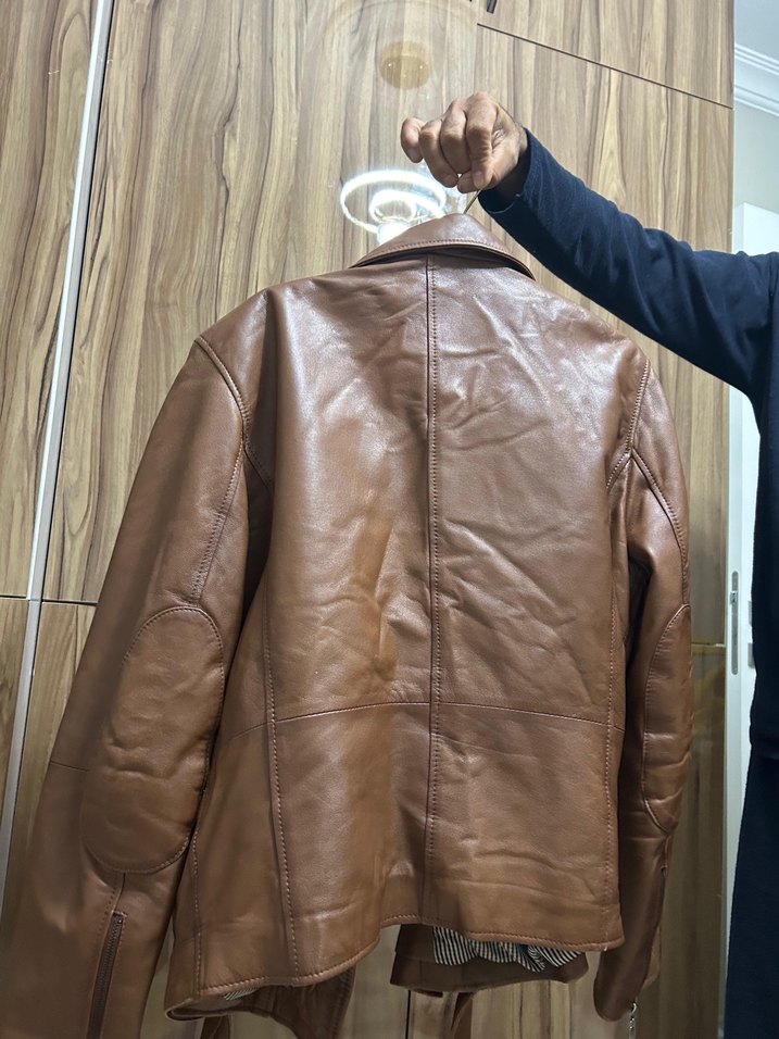 Erkek deri ceket - Görsel 4