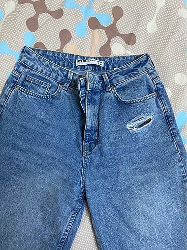29 Beden Koton yüksek bel wide leg jeans