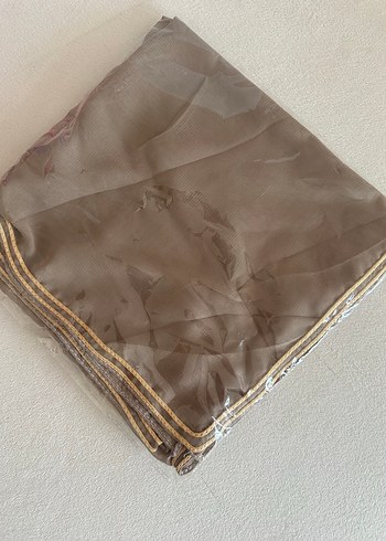 Diğer Şifon biyeli kare eşarp yeni