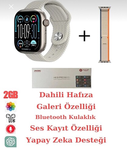 Hk9 Pro Max+ Akıllı Saat