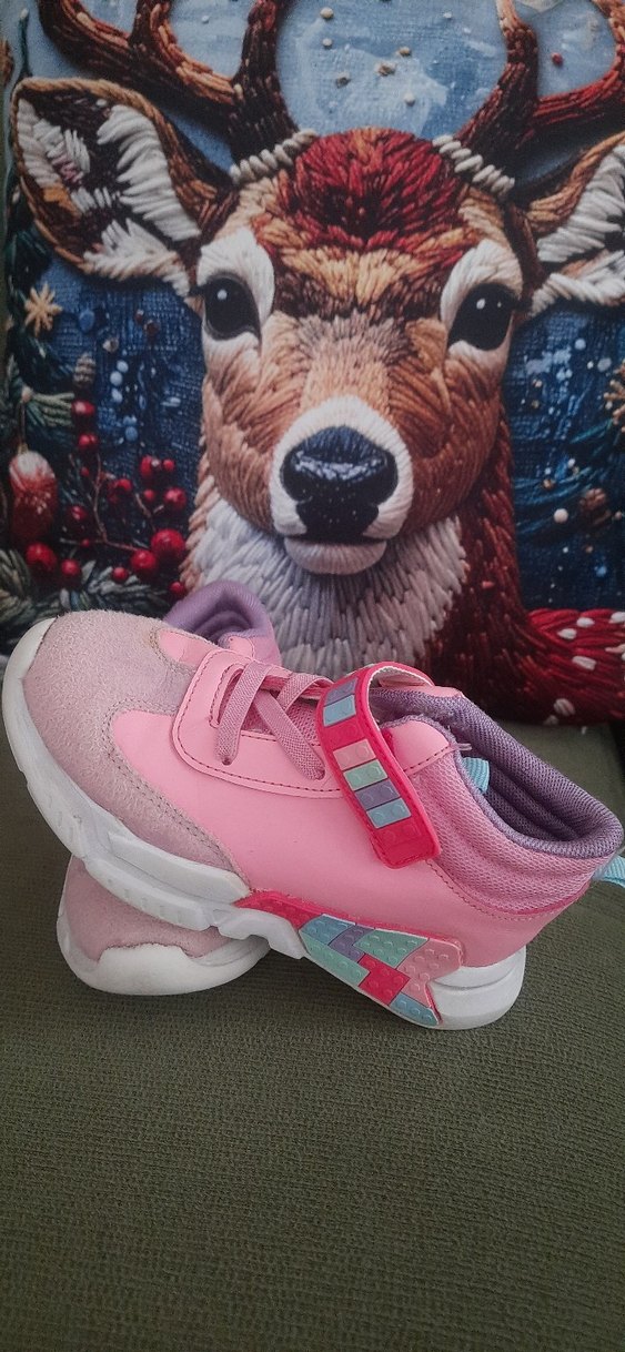 Vicco Kız Çocuk Pembe Cırt Cırtlı Spor Ayakkabı - Görsel 4