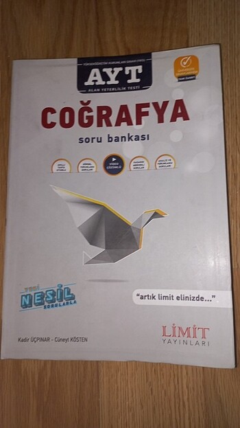 Limit yayınları ayt coğrafya soru bankası 