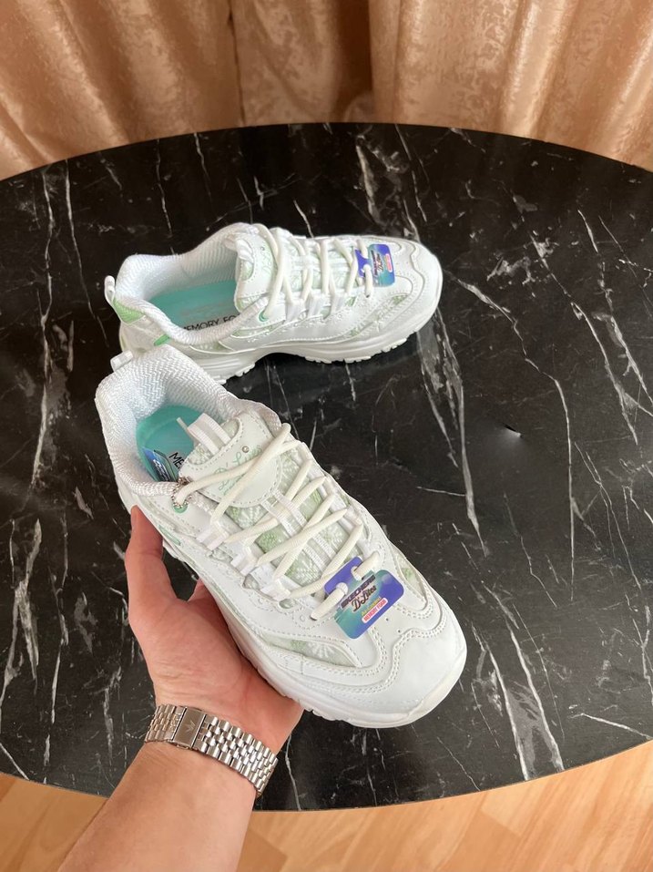 Skechers WHİTE GREEN FLOWERS - Görsel 4