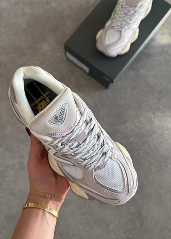 New Balance 9060 Light Grey White - Görsel 8