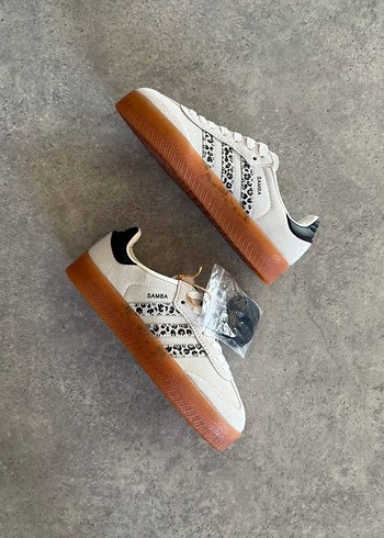 Adidas Sambae Leopard White - Görsel 6