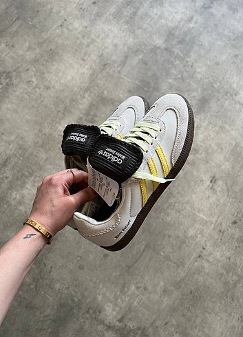 38 Beden çeşitli Renk Adidas X Wales Bonner Samba Cream Yellow