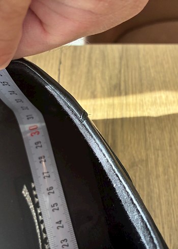 Siyah Deri Erkek Klasik Ofis Ayakkabısı 47 numara - Görsel 5