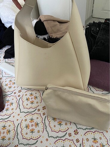 Beden beyaz Renk Zara model çanta
