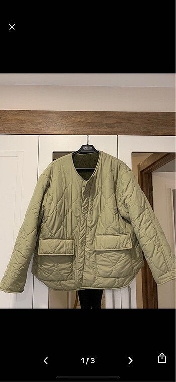 çift taraflı pull&bear ceket mont