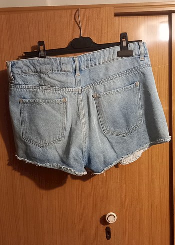 m Beden mavi Renk LCW Kadın Açık Mavi Mini Kot Şort