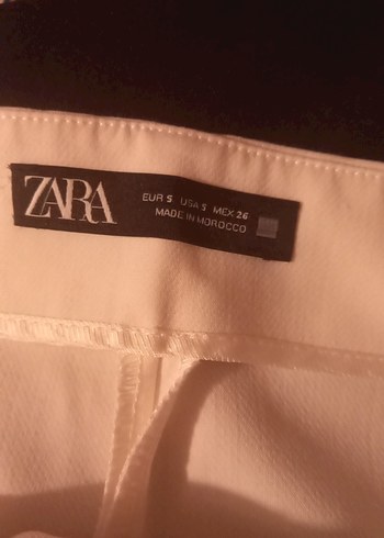 s Beden beyaz Renk Zara Beyaz Mini Şort
