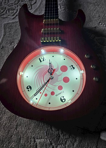 Saat tasarumlı ışıklı duvar saati - Görsel 3