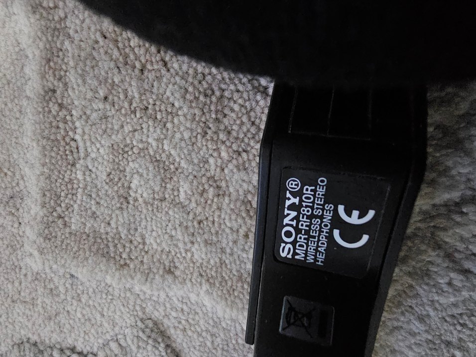 sony mdr rf810r wireless kulaklık - Görsel 5