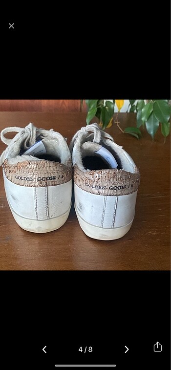 37 Beden beyaz Renk Golden Goose ayakkabı