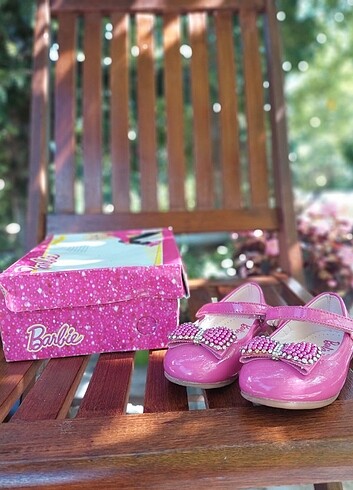 24 Beden mor Renk Barbie pembe ayakkabı