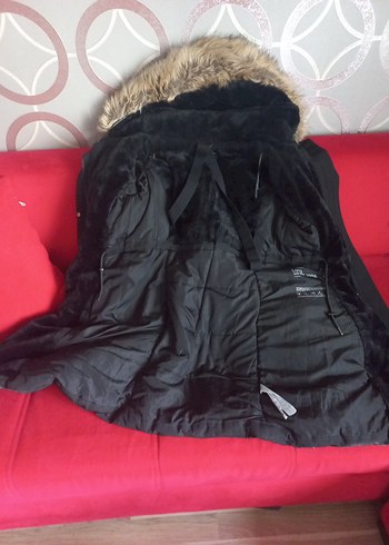 zara parka kaban M - Görsel 6