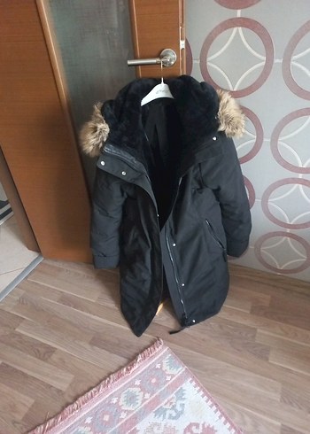 zara parka kaban M - Görsel 7