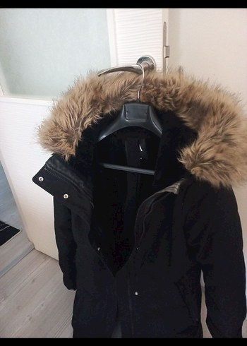zara parka kaban M - Görsel 3