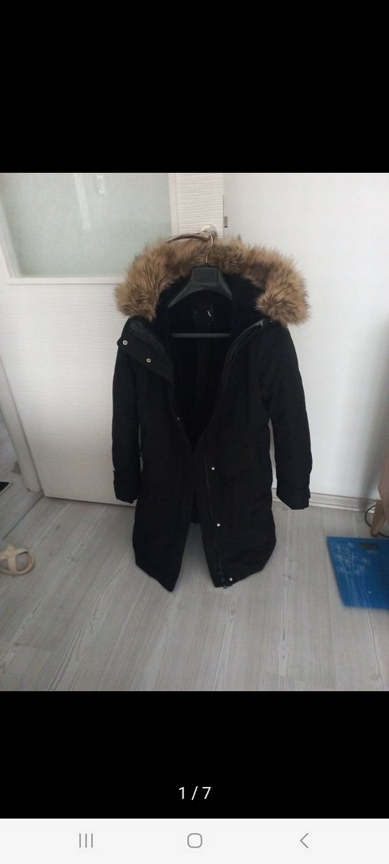 zara parka kaban M - Görsel 4