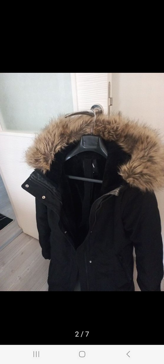 zara parka kaban M - Görsel 3