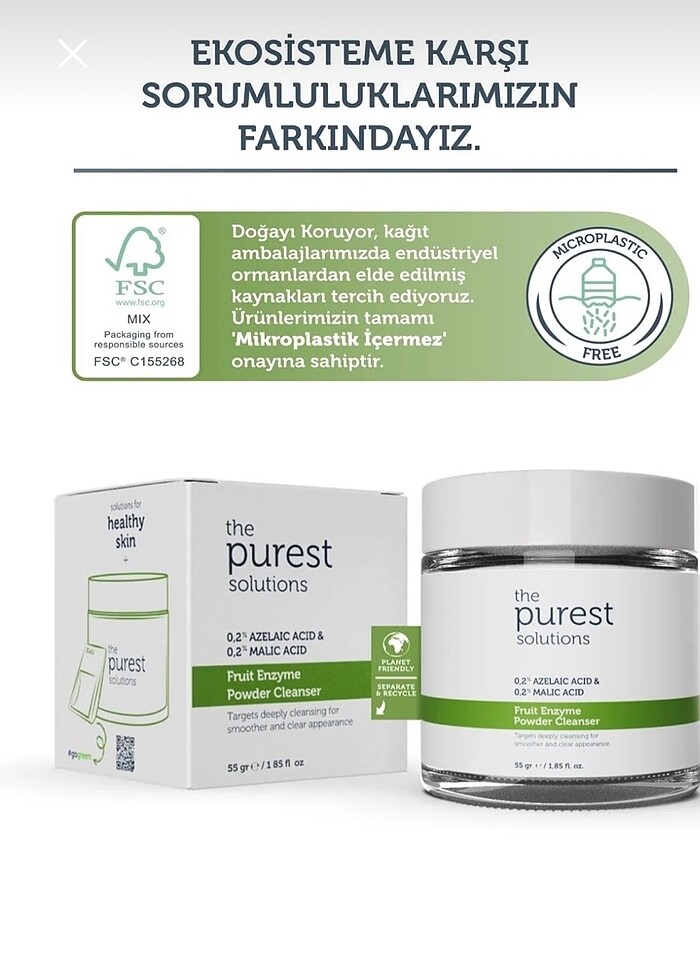 The purest solutions arındırıcı ve canlandırıcı toz temizleyici - Görsel 5