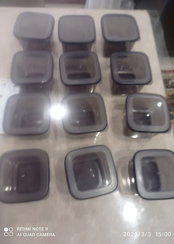 Kare Siyah Plastik Saklama Kabı - Görsel 8