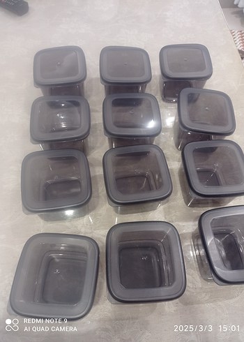 Kare Siyah Plastik Saklama Kabı - Görsel 7