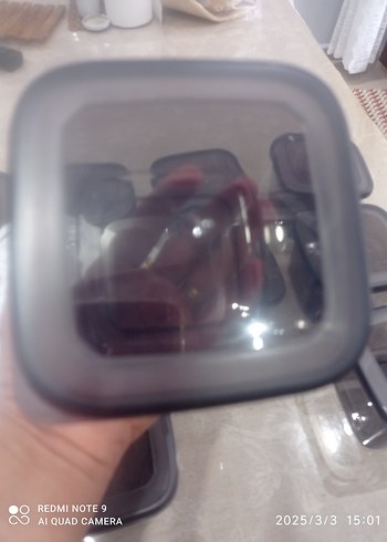 Kare Siyah Plastik Saklama Kabı - Görsel 4