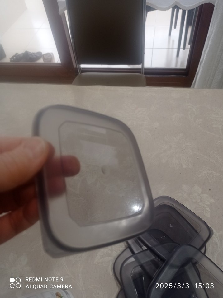 Kare Siyah Plastik Saklama Kabı - Görsel 5