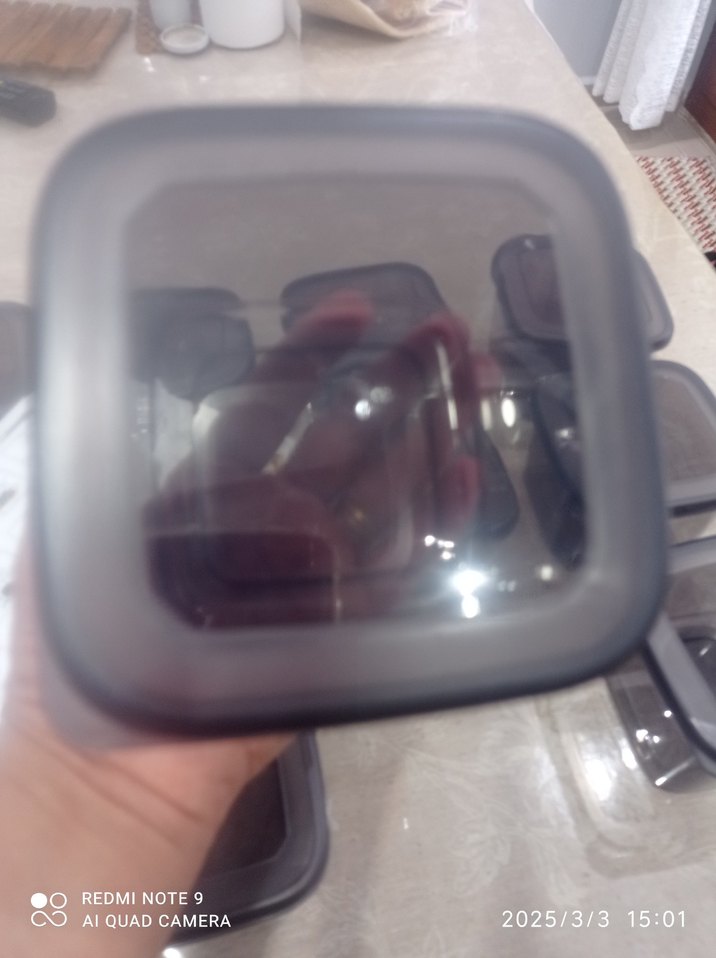 Kare Siyah Plastik Saklama Kabı - Görsel 4