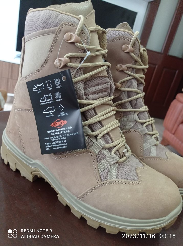 Bej Kamuflaj Erkek Outdoor Bot - Görsel 2