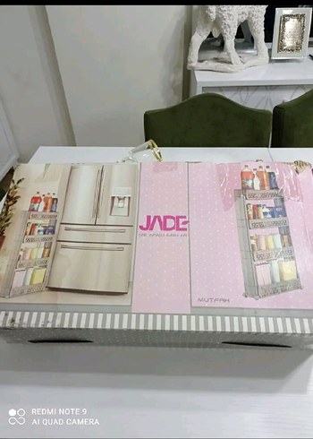 krem rengi mutfak veya banyo için organize büyük boy - Görsel 2