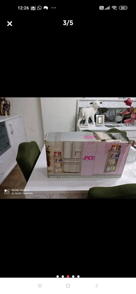 krem rengi mutfak veya banyo için organize büyük boy - Görsel 3