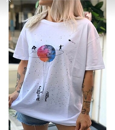 s Beden beyaz Renk Tshirt