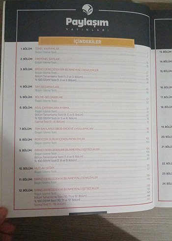  Beden Paylaşım Yayınları TYT Matematik Soru Bankası
