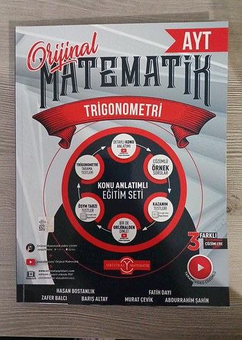 Orijinal Matematik Yayınları Ayt Trigonometri Fasikülü