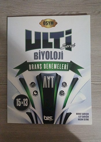 Ulti Yayınları Ayt Biyoloji Denemeleri