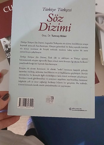 Türkiye Türkçesi Söz Dizimi - Doç. Dr. Tuncay Böler