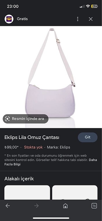 gratiste satılan çantalardan