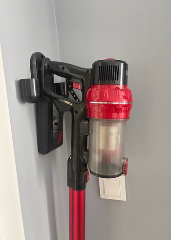 Kırmızı Kablosuz Dikey Elektrikli Süpürge - Görsel 3