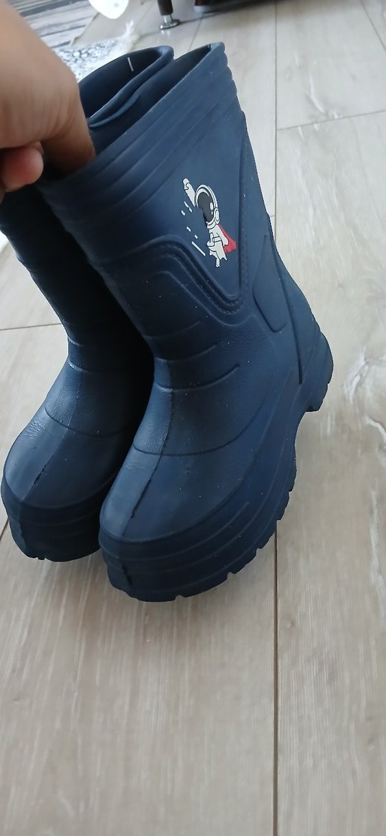 Koyu Mavi Erkek Çocuk Kauçuk Bot - Görsel 3