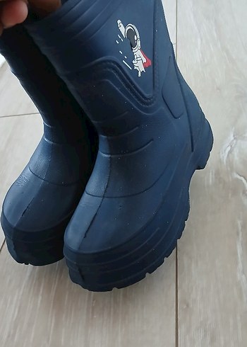 Koyu Mavi Erkek Çocuk Lastik Çizme - Görsel 3
