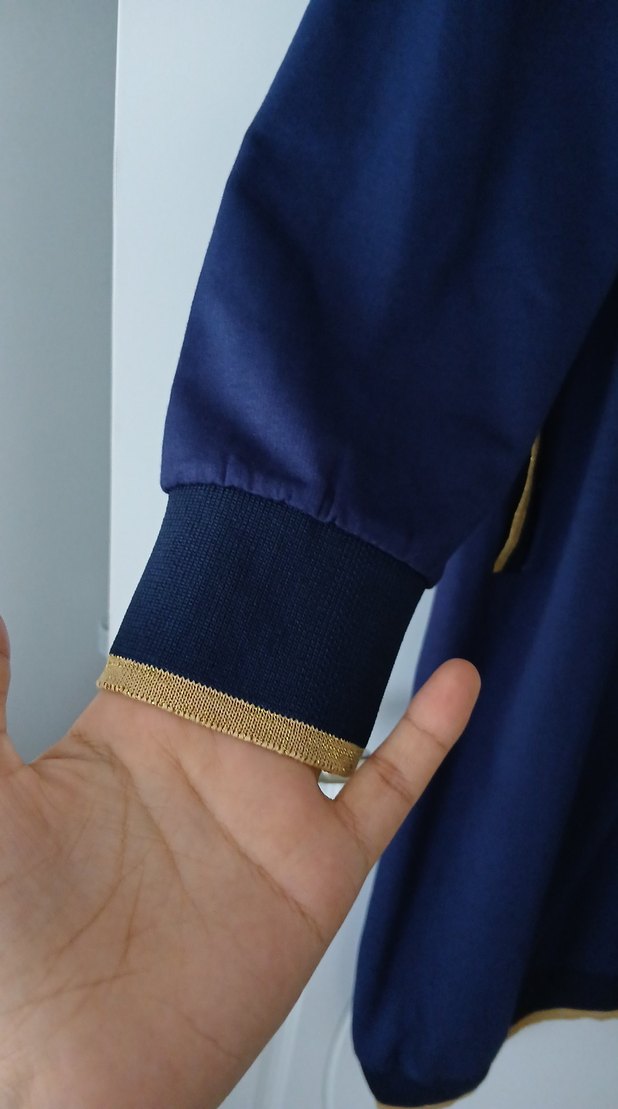 Fermuarlı Lacivert Uzun Ceket - Görsel 2