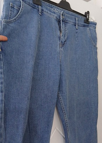 Mavi Kadın Denim Geniş Kesim Pantolon - Görsel 2