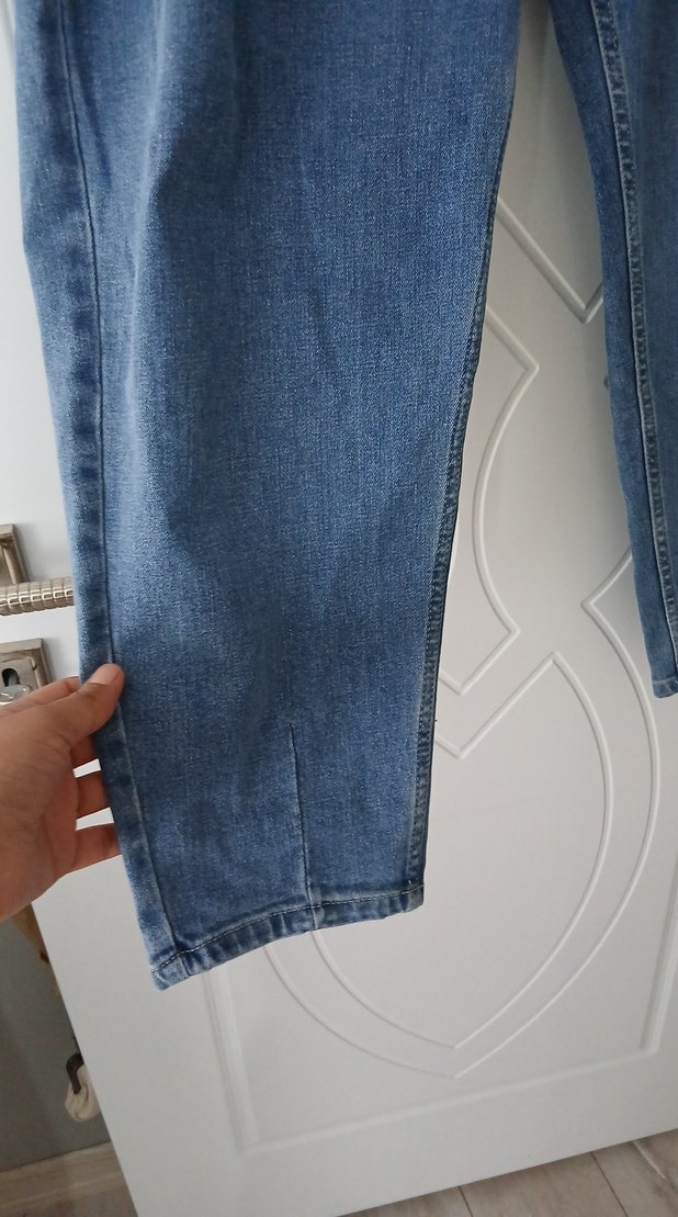 Mavi Kadın Denim Geniş Kesim Pantolon - Görsel 3