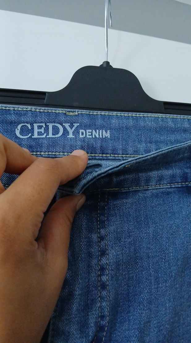Mavi Kadın Denim Geniş Kesim Pantolon - Görsel 4