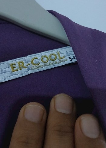 Mor Uzun Kollu Drapeli Kadın Abiye Elbise - Görsel 4