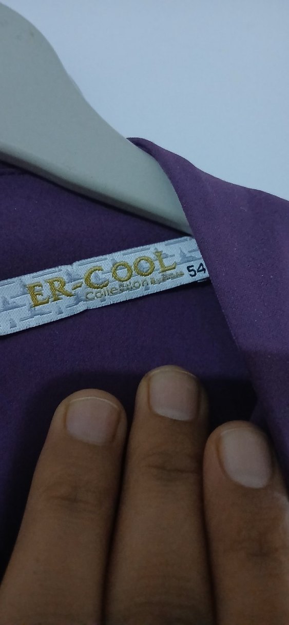 Mor Uzun Kollu Drapeli Kadın Abiye Elbise - Görsel 4